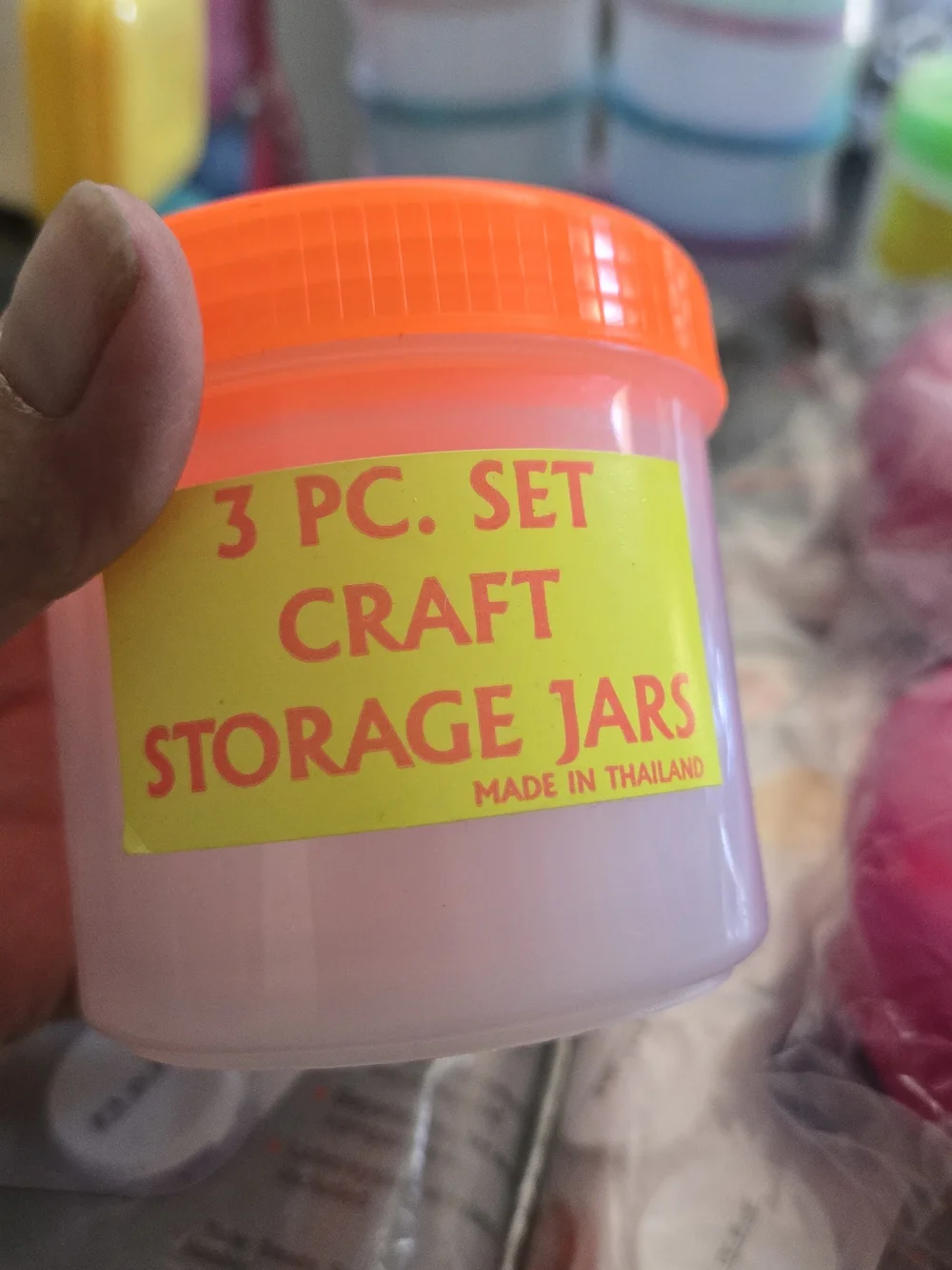 Stackable Craft Organizer in Pink and Purple